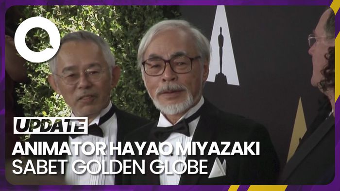 Hayao Miyazaki Sabet Golden Globe di Usia 83 Tahun