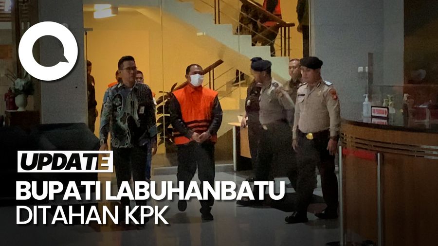 KPK Resmi Tahan Bupati Labuhanbatu!