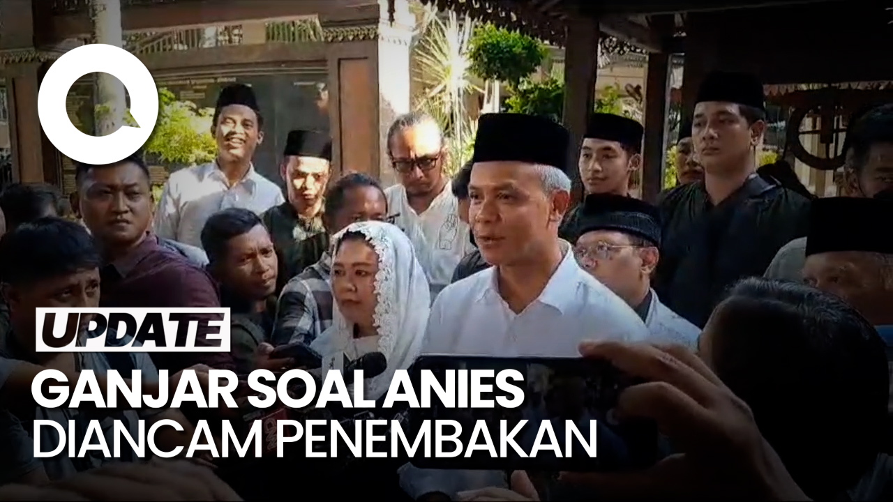 Kata Ganjar Soal Anies Diancam Penembakan: Kalau Demokrasi, Jangan Ngancem