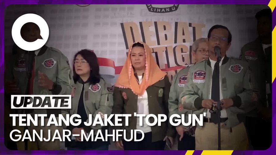 Serba-serbi Jaket Bomber Top Gun yang Dipakai Ganjar-Mahfud