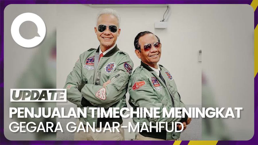 Omzet Timechine Meroket Usai Jaket Top Gun Dipakai Ganjar-Mahfud