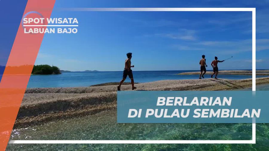 Berlarian Seru Menikmati Suasana Asri Pulau Sembilan Labuan Bajo