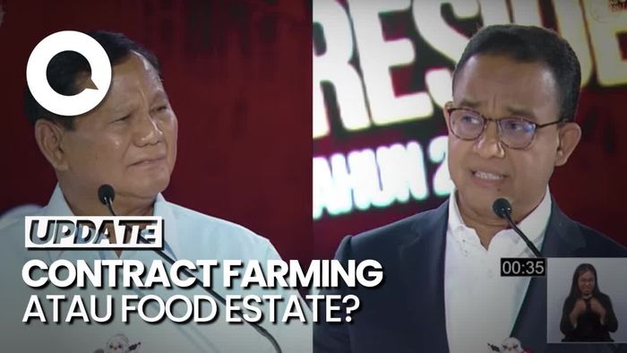 Beda Pandangan Anies-Prabowo soal Food Estate