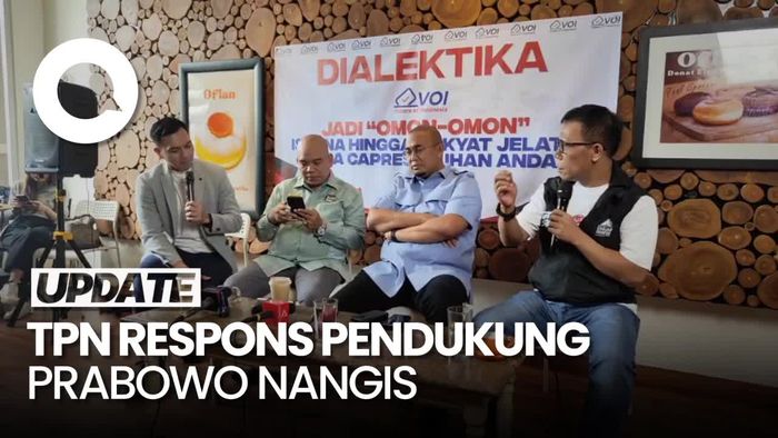 Ramai Pendukung Prabowo Nangis di Medsos, TPN: Kita Tahu Itu Berbayar