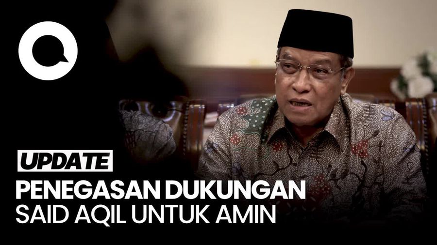 Said Aqil Siroj Pastikan Dukung AMIN 100 Persen