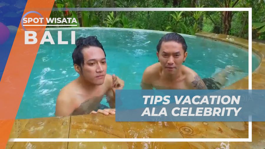 Seru-seruan Bermain Floaties di Kolam Renang Resort, Bali