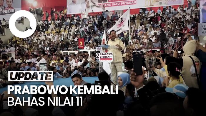 Temui Pendukung di Sumut, Prabowo Kembali Curhat Dapat Nilai 11