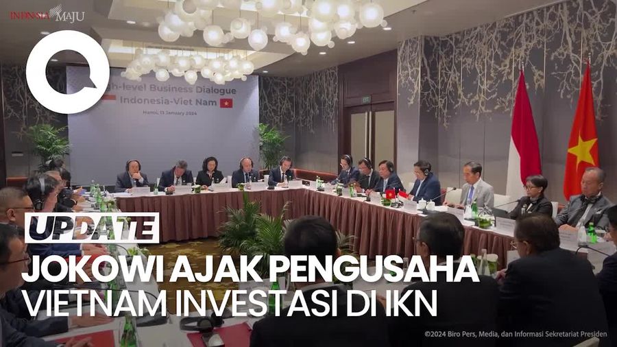Jokowi Undang Para Pengusaha Vietnam Investasi di IKN