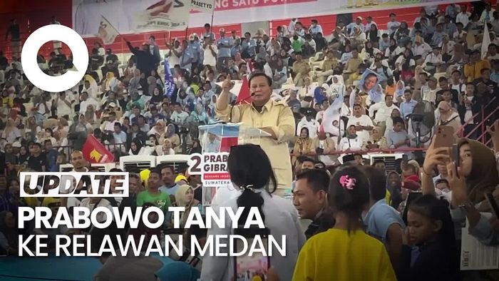 Momen Prabowo Tanya ke Relawan: Bobby Pantas Pimpin Sumut?