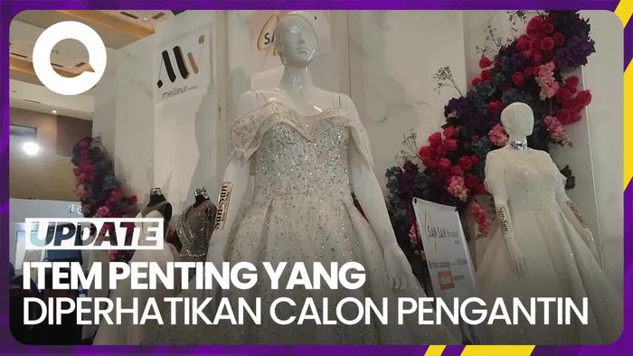 Gaun Jadi Item Paling Diperhatikan Calon Pengantin Wanita