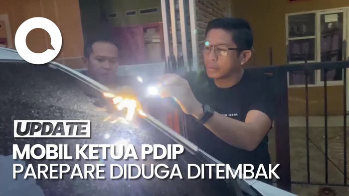 Polisi Pastikan Kabar Mobil Ketua PDIP Parepare Ditembak Tak Benar