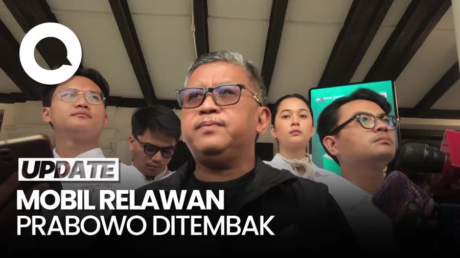 Hasto soal Mobil Relawan Prabowo Ditembak: Sebenarnya Tak Boleh Terjadi