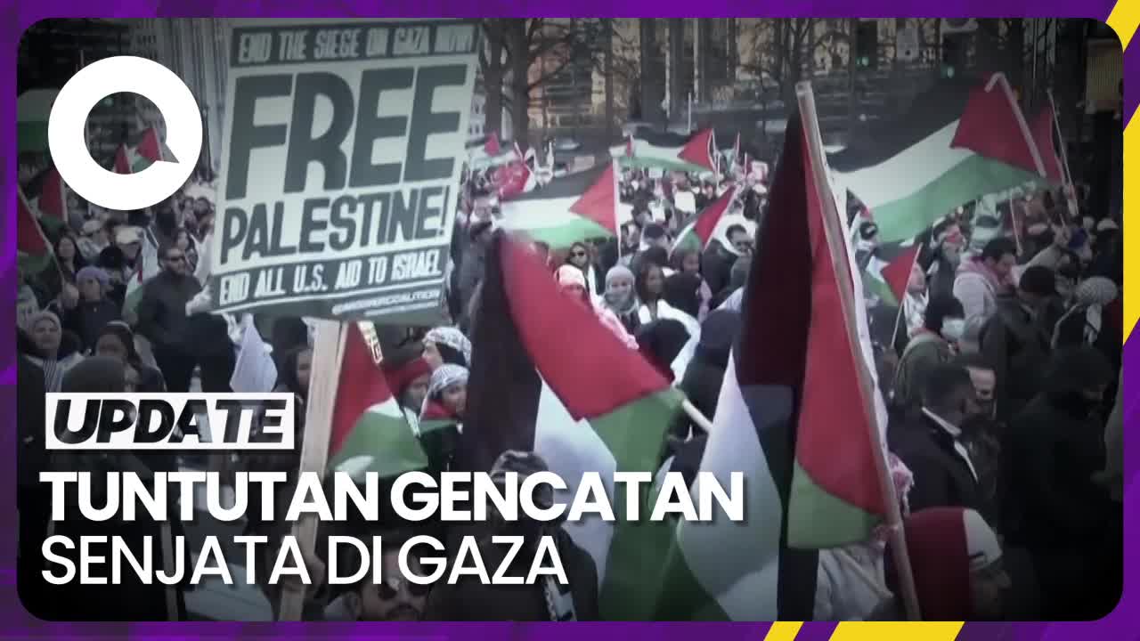 Pengunjuk Rasa Di Washington Desak Gencatan Senjata Segera Di Gaza