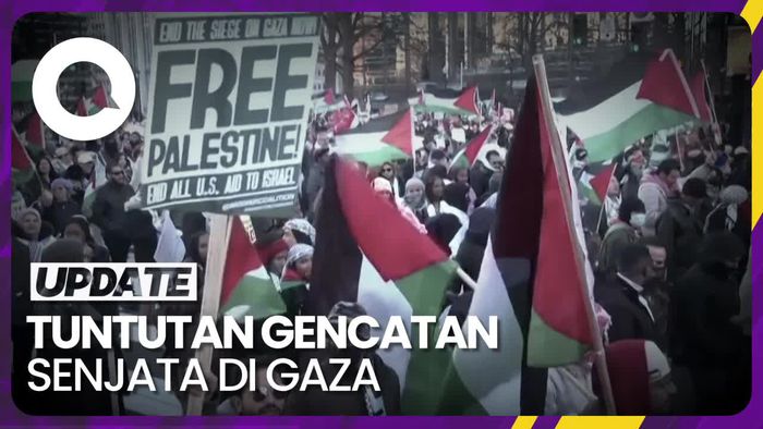 Pengunjuk Rasa di Washington Desak Gencatan Senjata Segera di Gaza