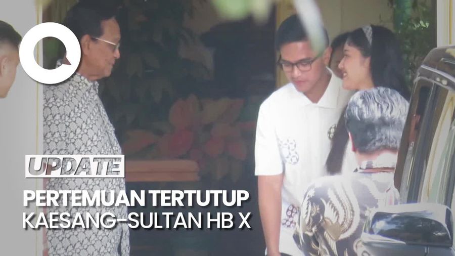 Kaesang Bertemu Sultan HB X di Kepatihan, Bahas Apa?
