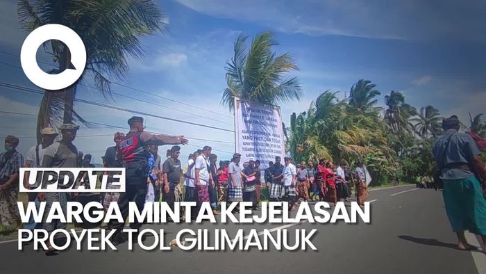Warga Terdampak Proyek Tol Gilimanuk Gelar Aksi, Minta Kejelasan Uang Ganti