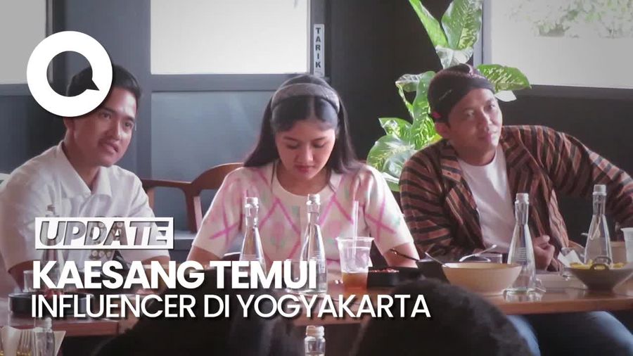 Temui Influencer di Jogja, Kaesang: Selama Ini PSI Jarang Dikenal