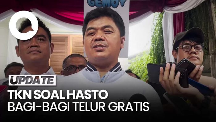 Hasto Bagikan Telur Gratis, TKN: Menu Program Makan Siang Prabowo