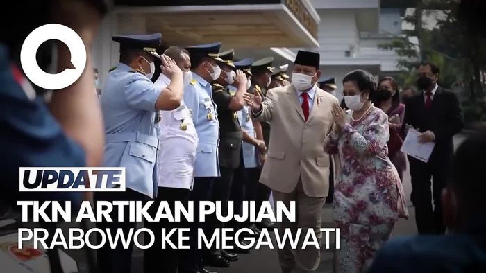 Prabowo Puji Megawati, TKN: Jangan Beda Pilihan Rusak Silaturahmi