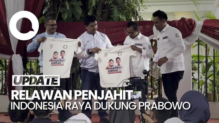 Penjahit Indonesia Raya Deklarasi Dukung Prabowo-Gibran di Pilpres
