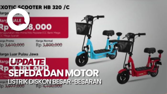 Hemat 7 Juta! Pengunjung Transmart Full Day Sale Borong Sepeda-Motor Listrik