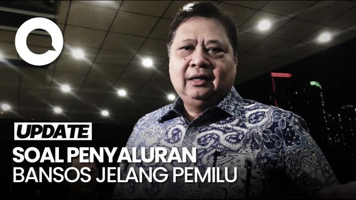 Airlangga Bantah Tudingan Bansos Politis: Kita Sudah Lakukan Sejak Covid