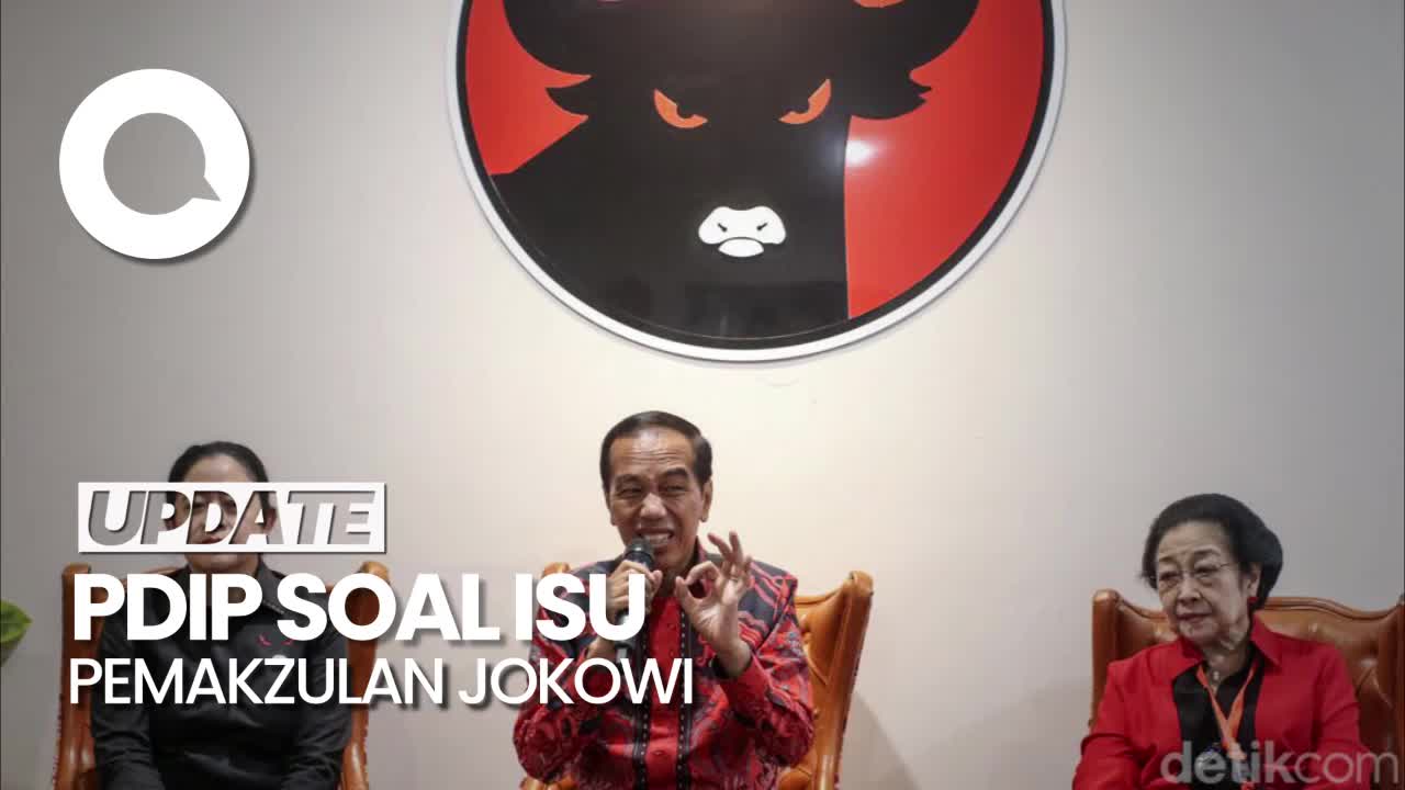 PDIP Tanggapi Jimly Soal Isu Pemakzulan Jokowi: Dijadikan Kritik Saja