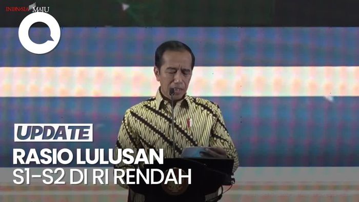 Kagetnya Jokowi Tahu Rasio Penduduk Lulusan S2 dan S3 di RI Rendah
