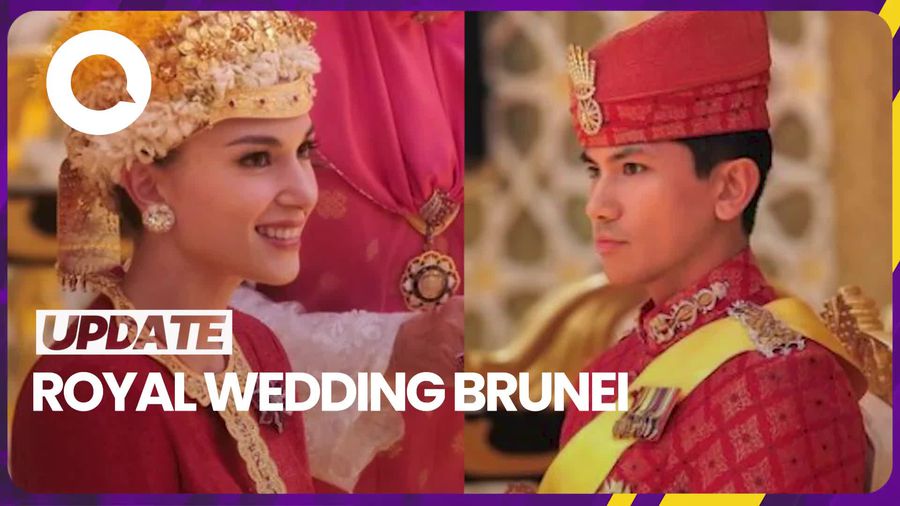 Melihat Momen Bahagia Pernikahan Pangeran Abdul Mateen dan Anisha