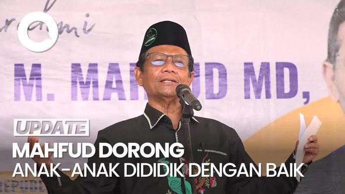 Mahfud Ajak Parpol-Paslon Lain Santuni Anak Yatim Demi Masa Depan Negara