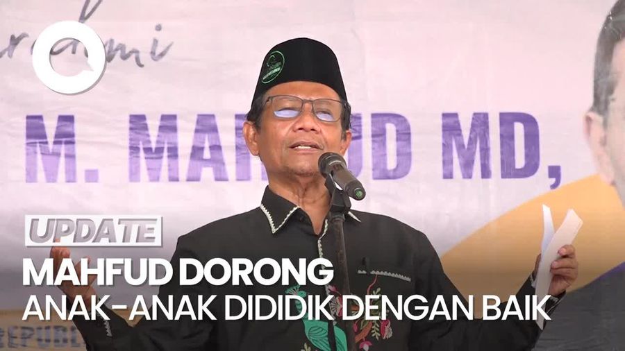 Mahfud Ajak Parpol-Paslon Lain Santuni Anak Yatim Demi Masa Depan Negara