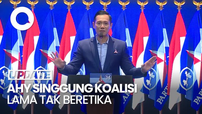 Kala AHY Ungkap Perlakuan Koalisi Lama ke Demokrat, Sebut Tak Ada Etika