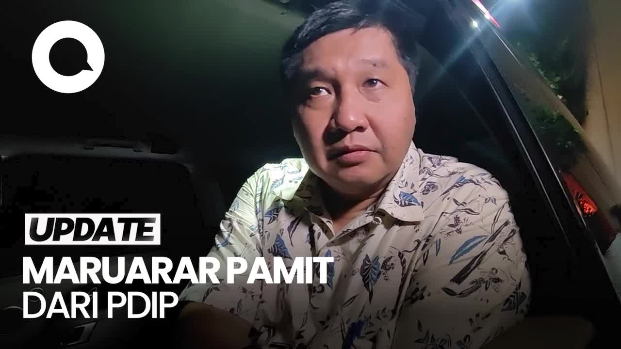 Maruarar Pamit Dari PDIP: Saya Pilih Bersama Jokowi