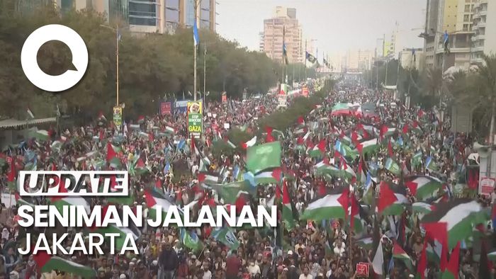 Aksi Demo di Berbagai Negara Warnai 100 Hari Perang Israel-Hamas