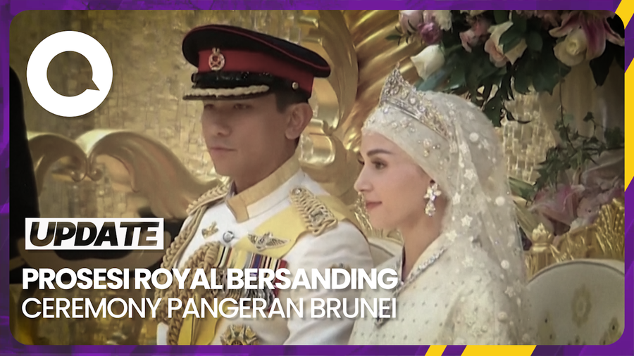 Prosesi Royal Bersanding Ceremony Pangeran Abdul Mateen-Anisha Rosnah