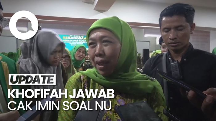 Respons Khofifah soal NU-nya Diragukan Cak Imin
