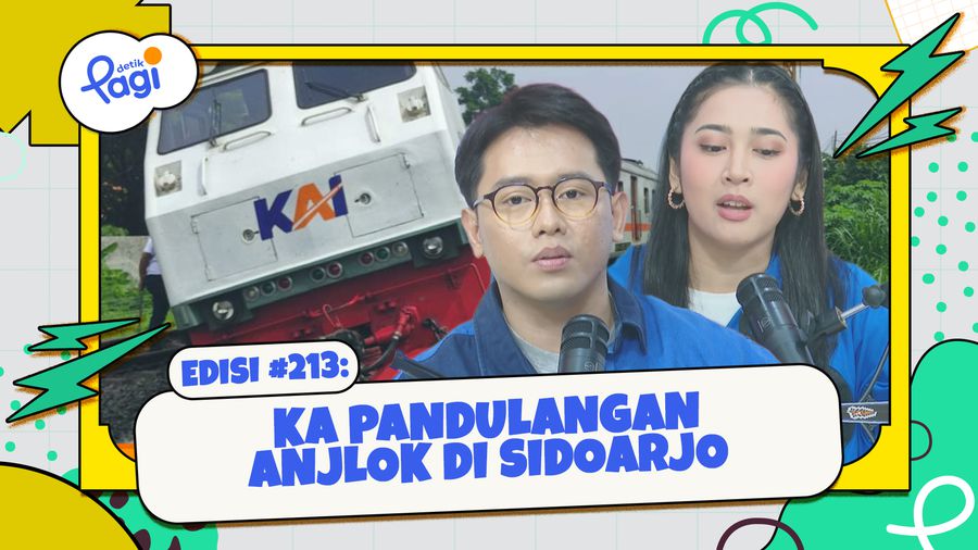 KA Pandulangan Anjlok di Sidoarjo