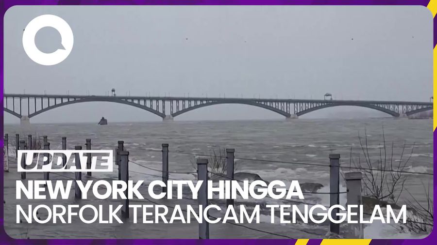 Para Peneliti Sebut Pantai Timur Amerika Terancam Tenggelam