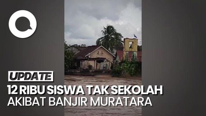 71 Sekolah di Muratara Terendam Banjir, 12 Ribu Siswa Diliburkan