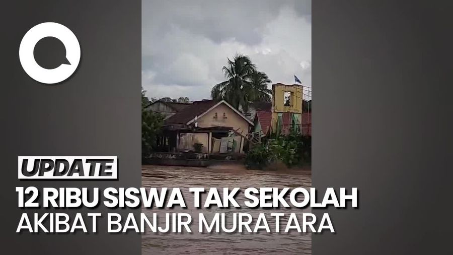71 Sekolah di Muratara Terendam Banjir, 12 Ribu Siswa Diliburkan