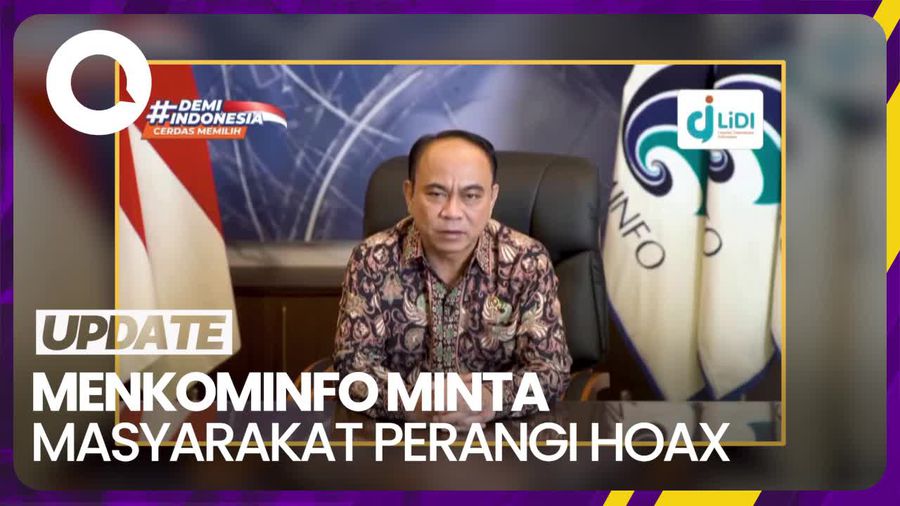 Menkominfo Ajak Masyarakat Perangi Penyebaran Informasi Hoax Pemilu 2024