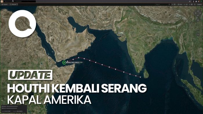 Houthi Serang Kapal Milik Amerika dengan Rudal di Teluk Aden