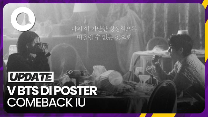 Kemunculan V BTS di Poster Comeback Love wins IU