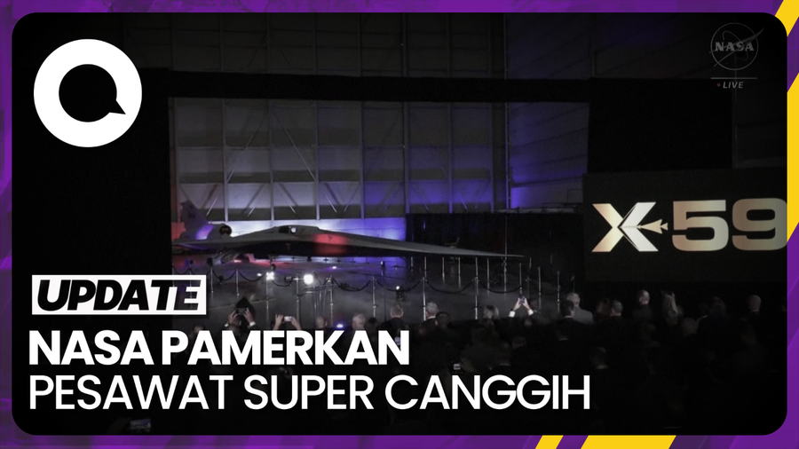 Penampakan Pesawat Canggih Supersonik Eksperimental X-59 NASA