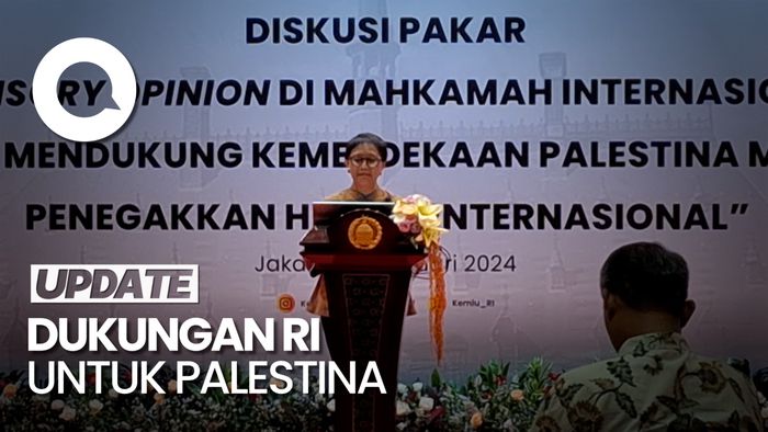 RI Tegaskan Bakal Bela Palestina di Mahkamah Internasional