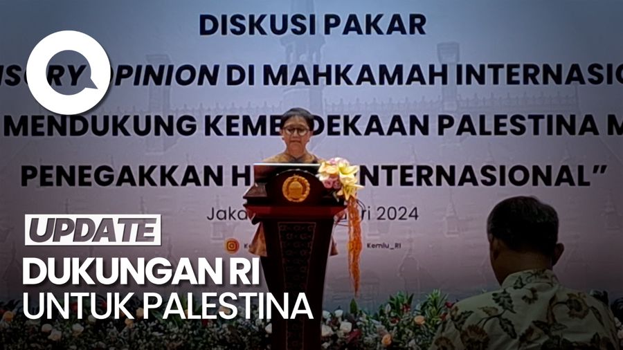 RI Tegaskan Bakal Bela Palestina di Mahkamah Internasional