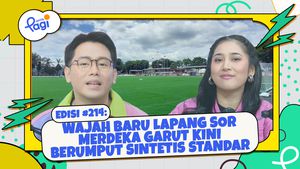  Wajah Baru Lapang SOR Merdeka Garut Kini Berumput Sintetis Standar FIFA