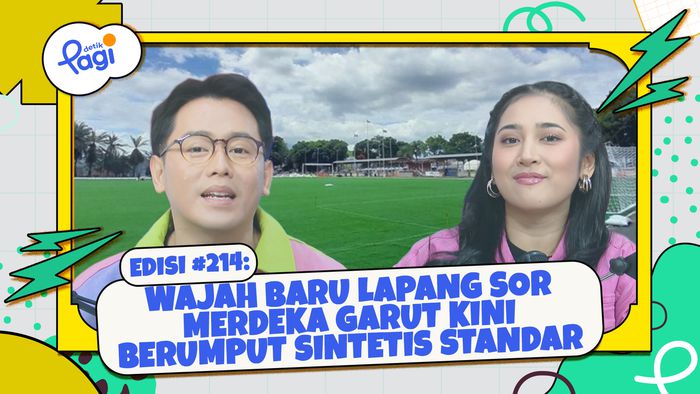  Wajah Baru Lapang SOR Merdeka Garut Kini Berumput Sintetis Standar FIFA
