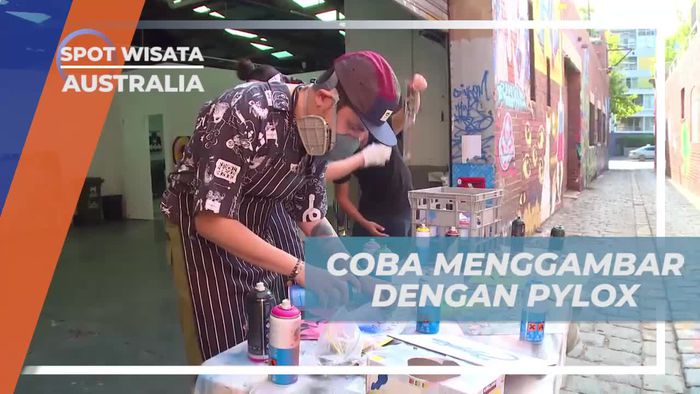 Mencoba Menggambar Menggunakan Pylox di Australia