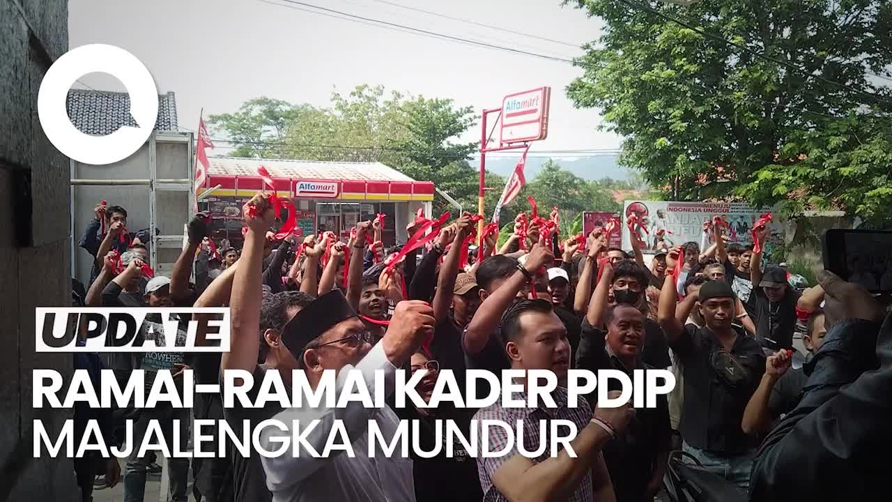 Kader PDIP Majalengka Kompak Mundur: Ikut Arah Politik Jokowi-Maruarar